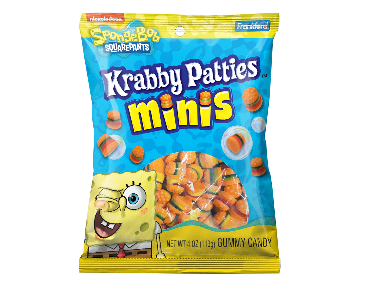 SpongeBob Squarepants Krabby Patties Minis 5oz Peg Bag, 12ct