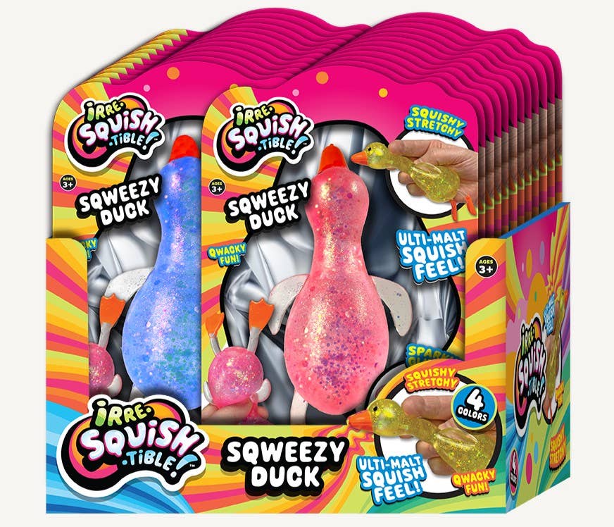 Irre-SQUISH-tible Sqweezy Duck ,24ct