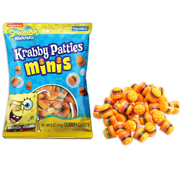 SpongeBob Krabby Patty Minis Peg Bag