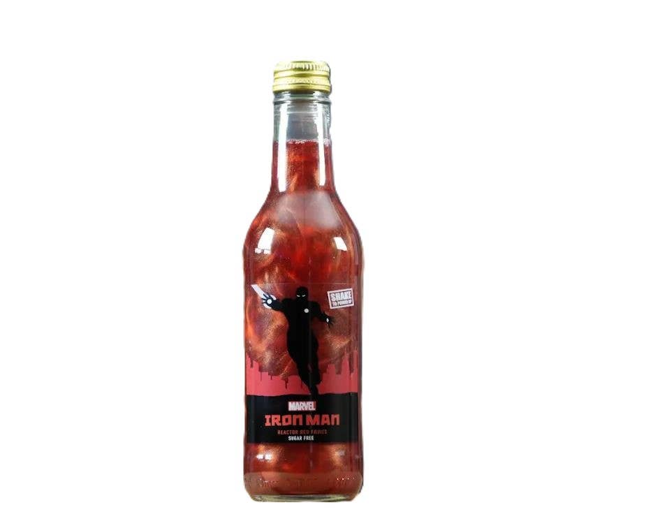 Marvel Iron Man, Mixed Fruit Potion Soda, 12ct Glass