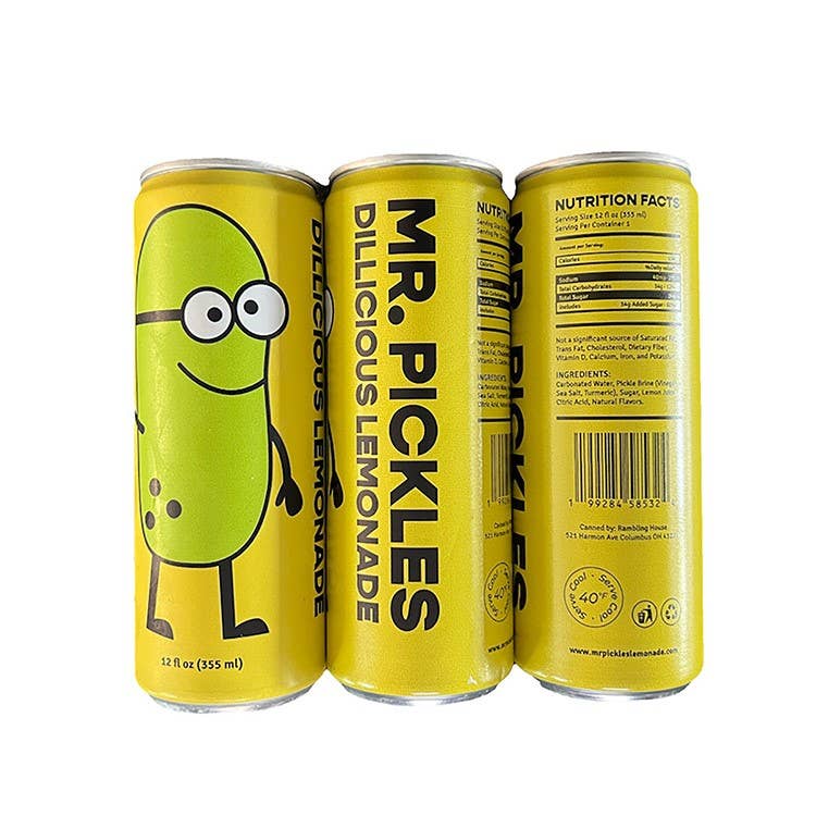 Mr. Pickles Dillicious Lemonade, 12oz can, 24ct case