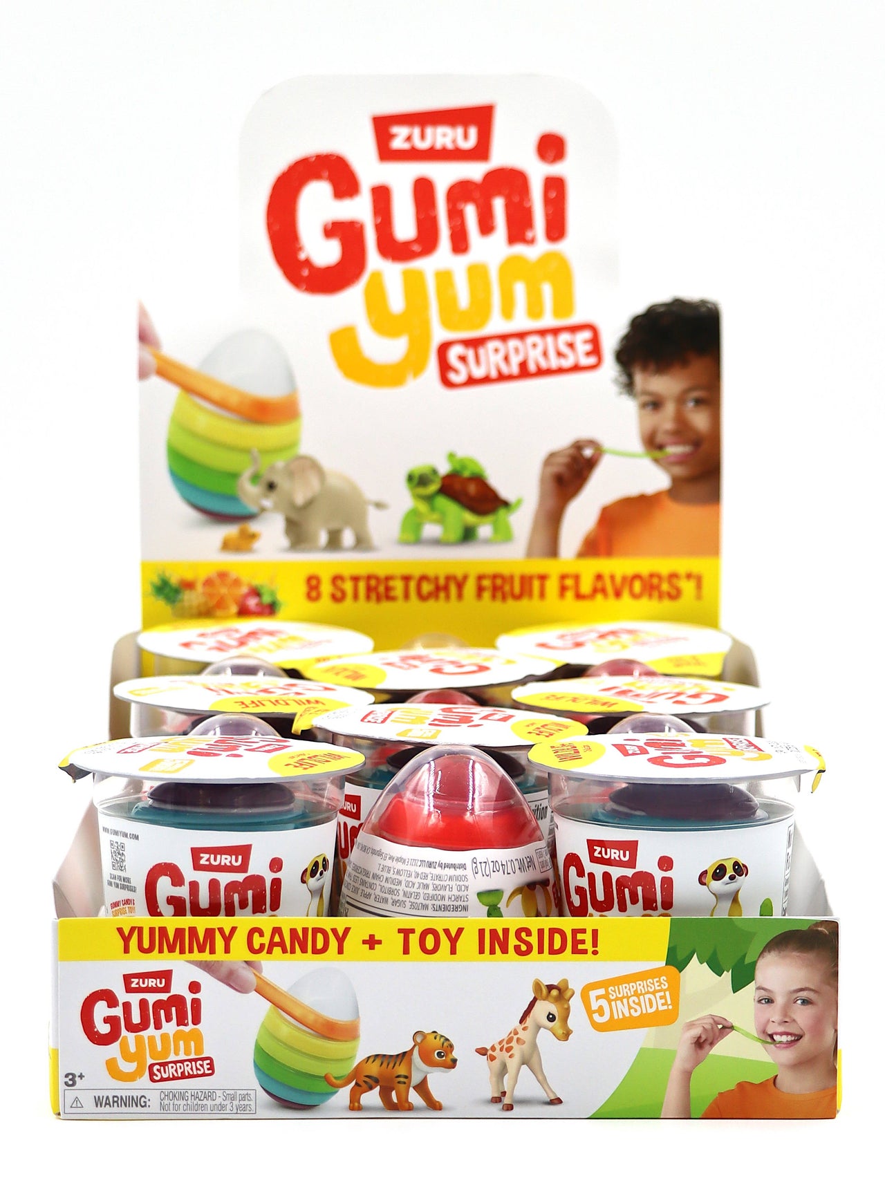 Zuru Gumi Yum Surprise Egg - Wildlife Set 15ct Display