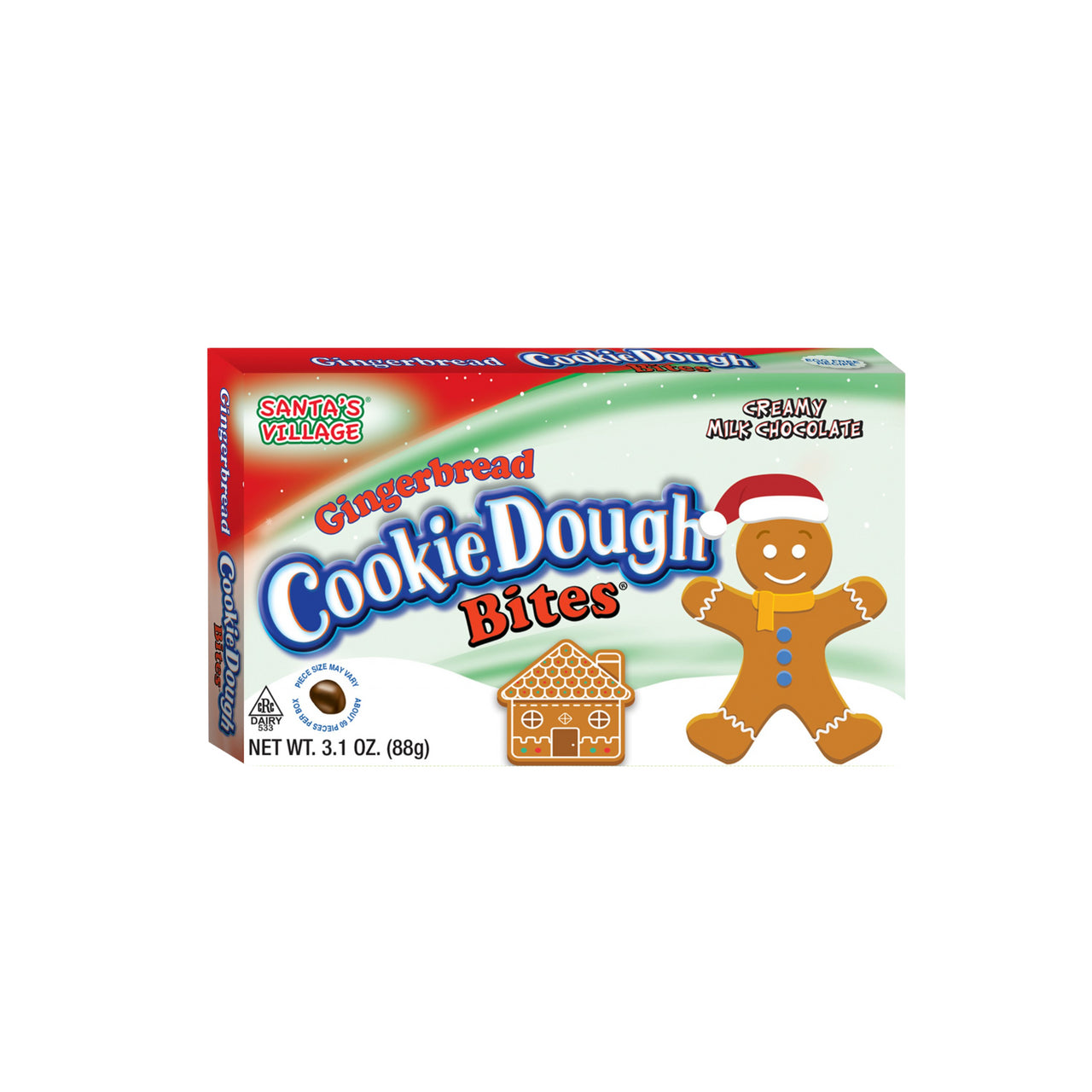 Cookie Dough Bites Santa's Village Gingerbread - Theatre Box - 88g