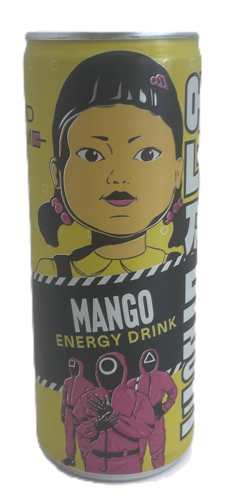 Squid Game Energy Drink - Mango, 250ml can LE, 24ct