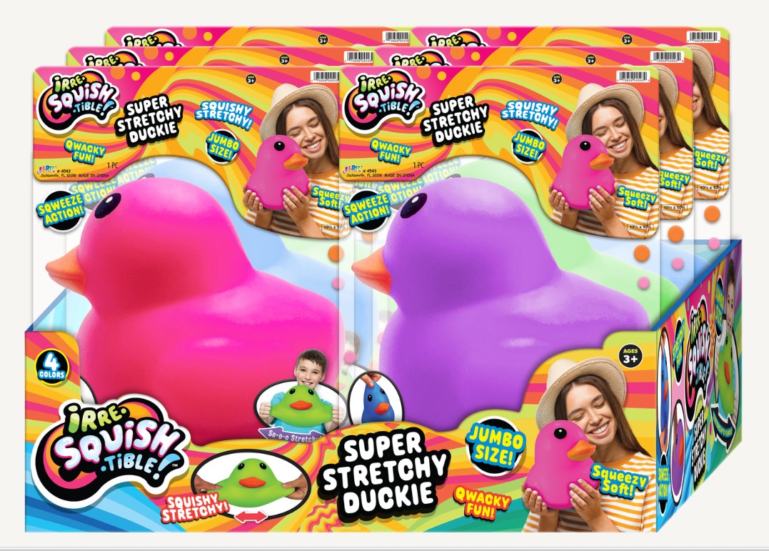 Irre-Squish-Tible Super Streachy Duckie