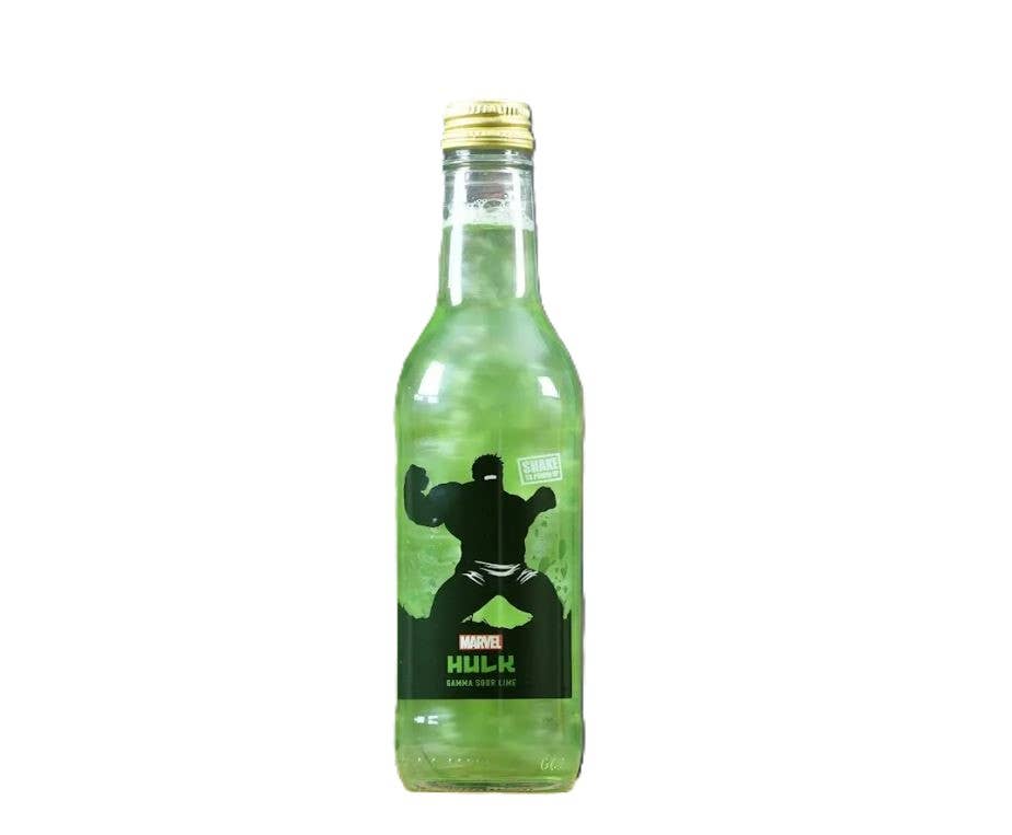 Marvel Hulk, Lemonade, Potion Soda 12ct Glass