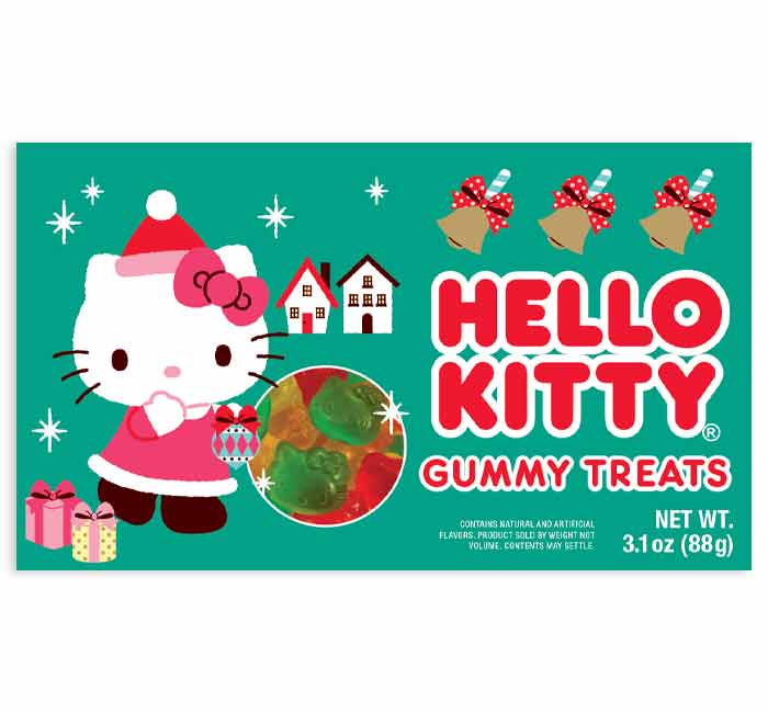 Hello Kitty - XMAS Gummy Treats - Theatre Box - 88g