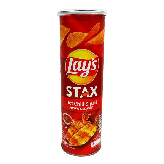 Lay's Stax Hot Chili Squid