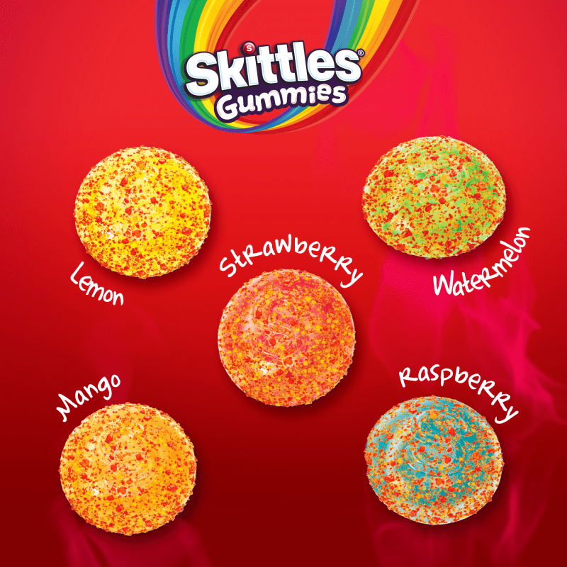 Skittles Gummies Fuego