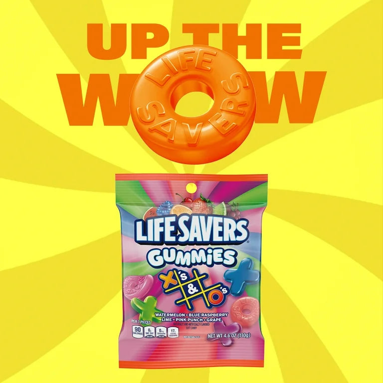 Lifesavers x’s and o’s