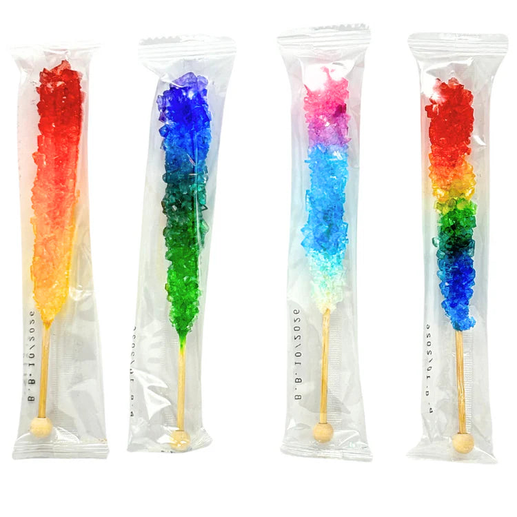 Tie Dye Rock Candy
