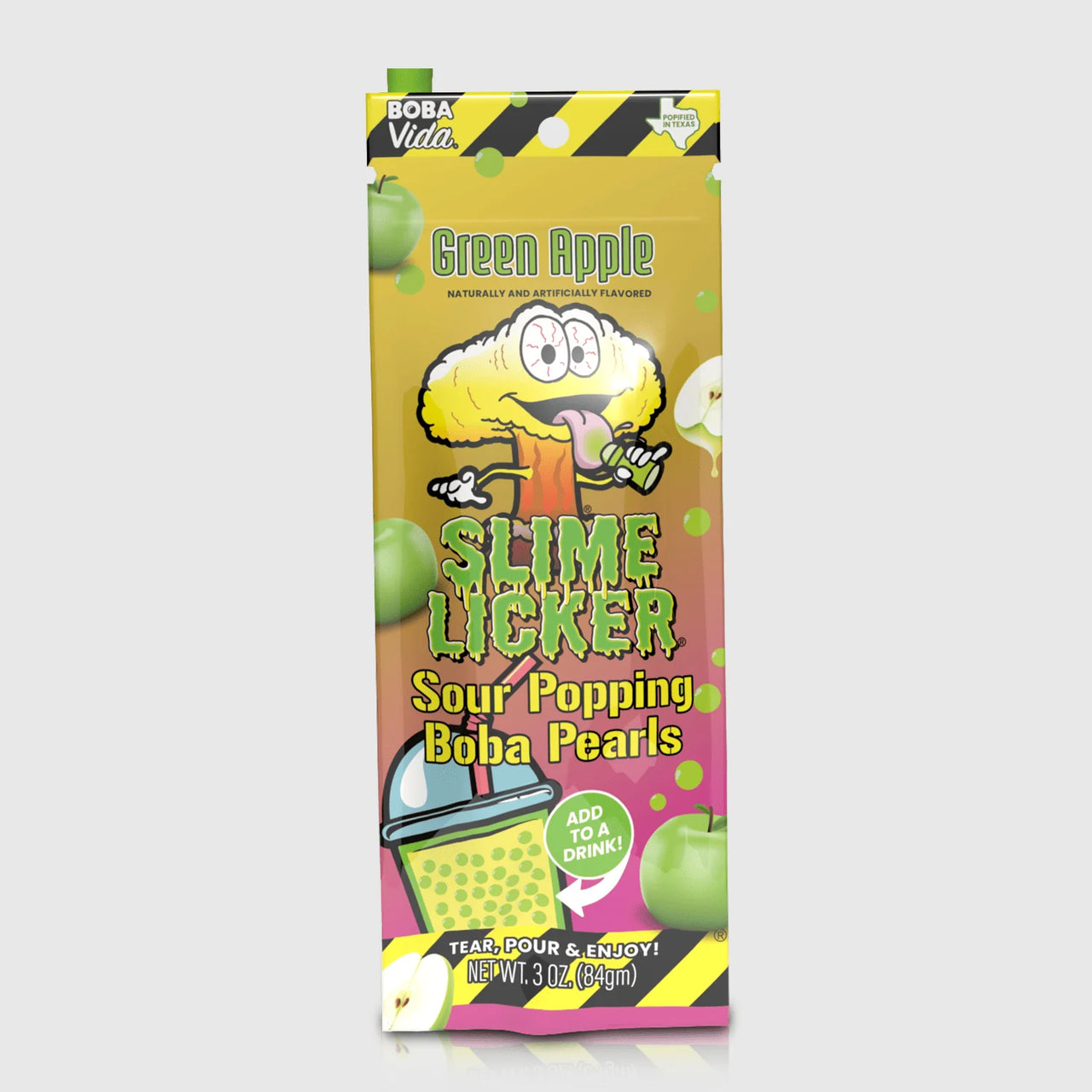 Sour Slime Licker® Green Apple Popping Boba