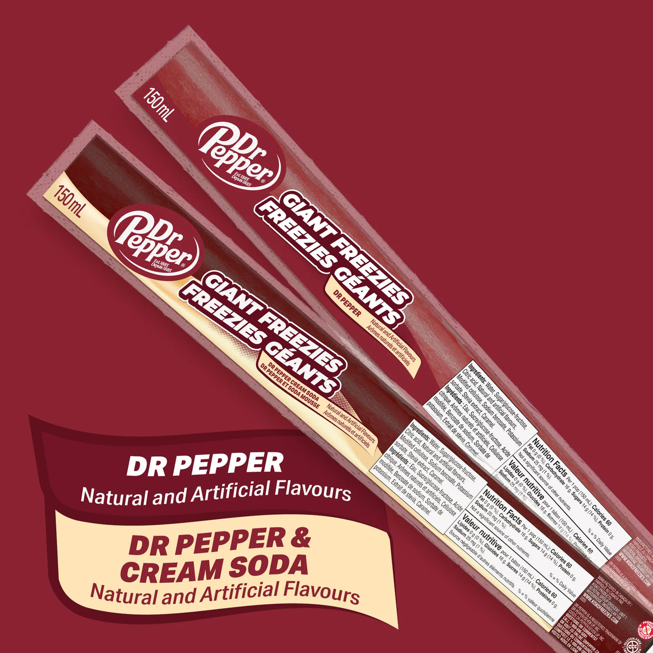 Dr Pepper Freezies