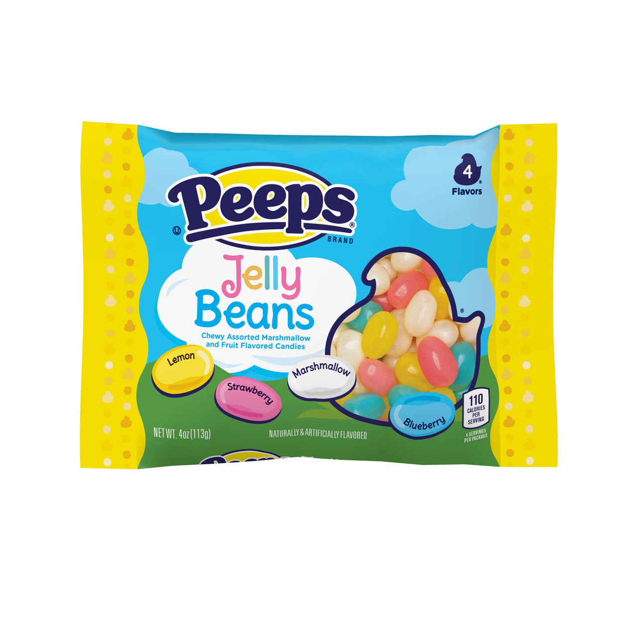 PEEPS Jelly Beans, 4oz pouch, 24ct