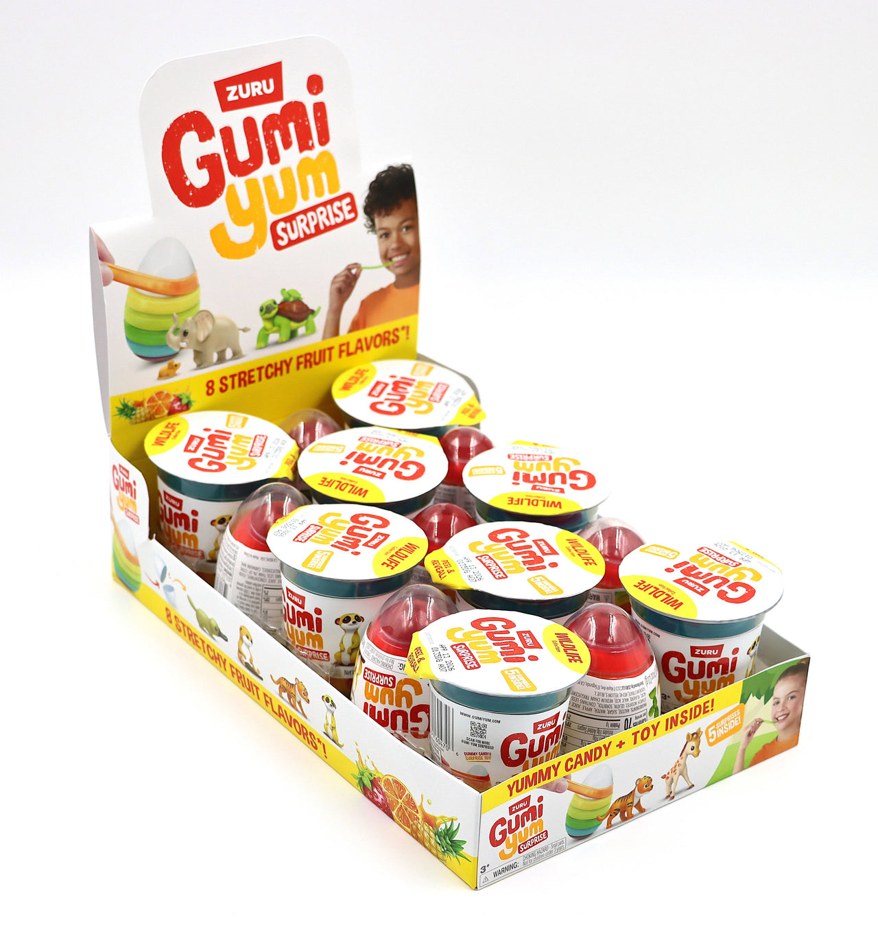 Zuru Gumi Yum Surprise Egg - Wildlife Set 15ct Display
