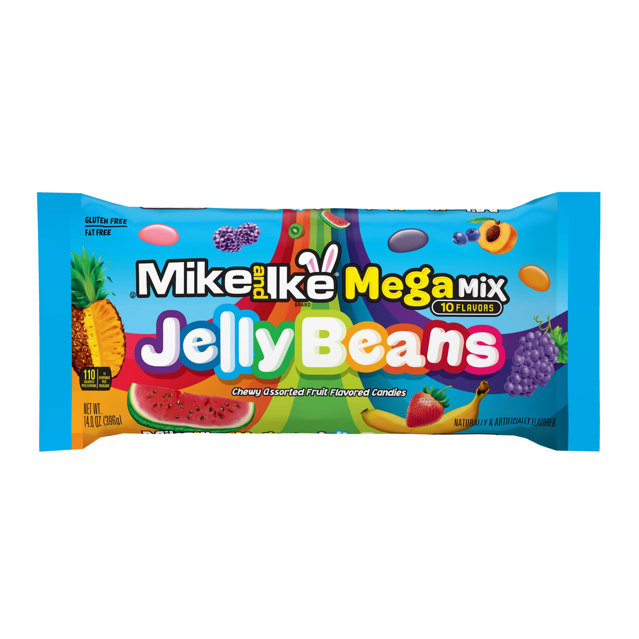 Mike & Ike Mega Mix Jelly Beans, 4oz bag, 24ct