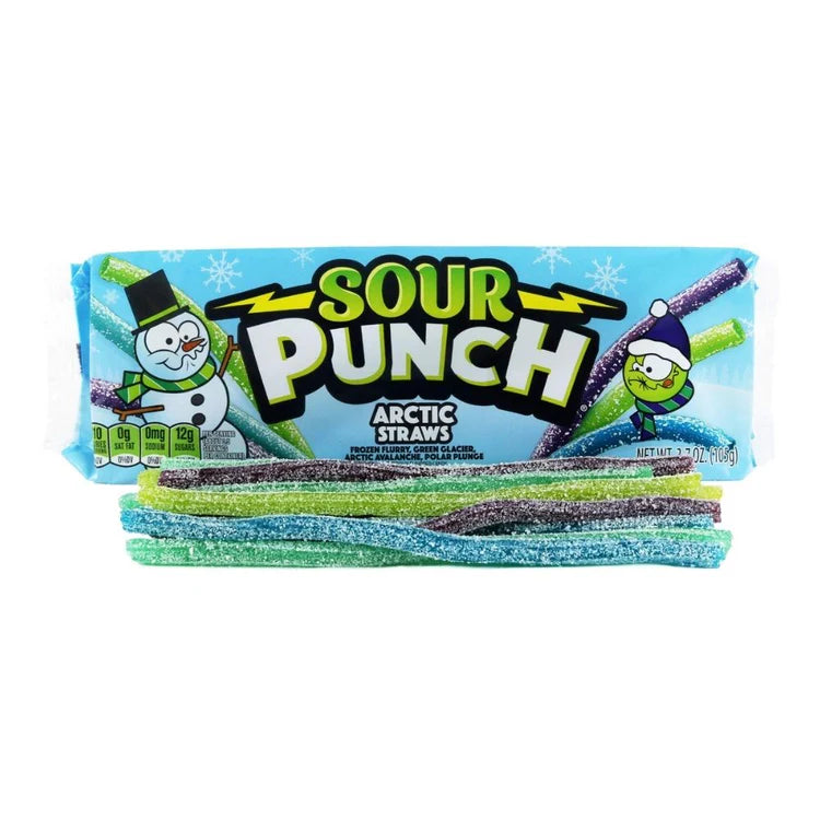 Sour Punch Arctic Straws